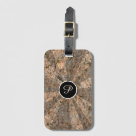 Nature Light Beams on Rock Texture, jede Art von I Gepäckanhänger