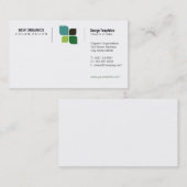 Nature Logo (Grid-Variation) Visitenkarte (Vorne/Hinten)