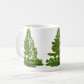 Nature Lover Camping Adventure And Into The Forest Kaffeetasse (Vorderseite Links)