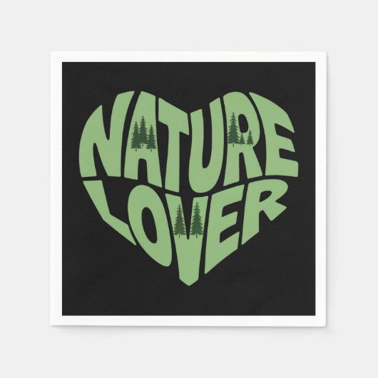 Nature Lover Cocktail Napkins Serviette (Vorderseite)