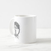 Nature Lover Environmentalist Fist Tree Roots Eart Kaffeetasse (Vorderseite Links)