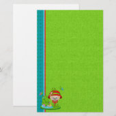 Nature Lover Frog Fee Briefpapier (Vorne/Hinten)