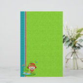 Nature Lover Frog Fee Briefpapier (Stehend Vorderseite)