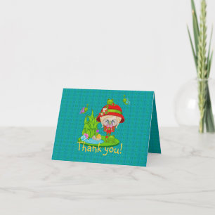 Nature Lover Frog Fee Dankeskarte