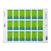 Nature Lover Frog Fee Gift Tag Adressaufkleber (Vorne)