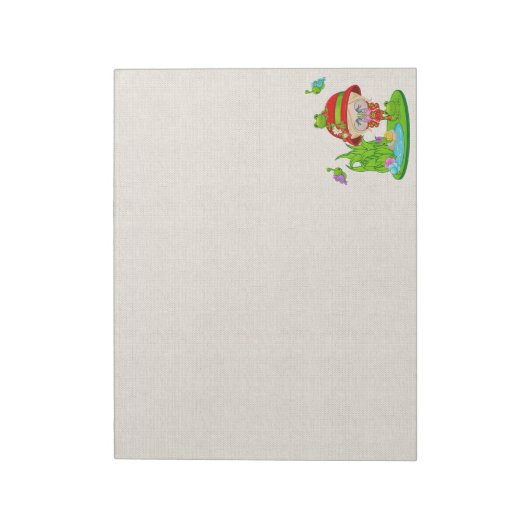 Nature Lover Frog Fee Notizblock (Rotiert)