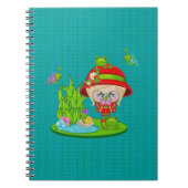Nature Lover Frog Fee Notizblock (Vorderseite)
