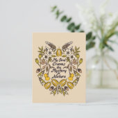 Nature Lover Insect Postkarte (Stehend Vorderseite)