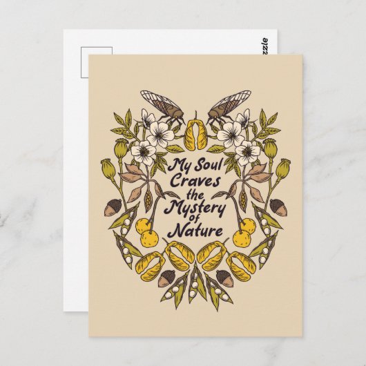 Nature Lover Insect Postkarte (Vorne/Hinten)