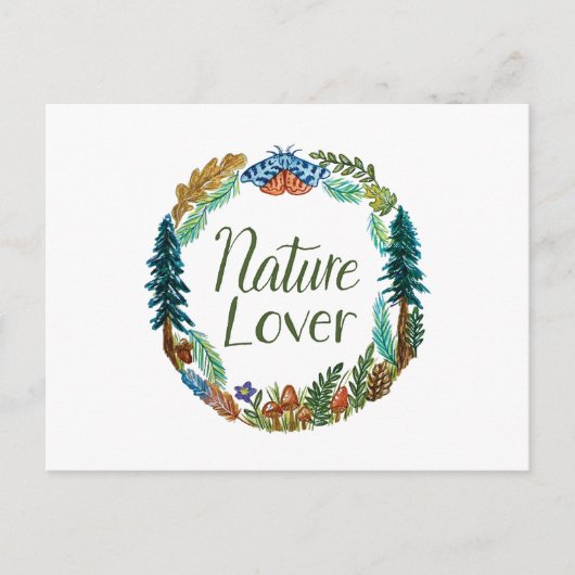 Nature Lover Postcard Postkarte (Vorderseite)