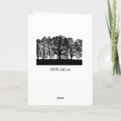 Nature Lover Sentimental Birthday Karte (Rückseite)