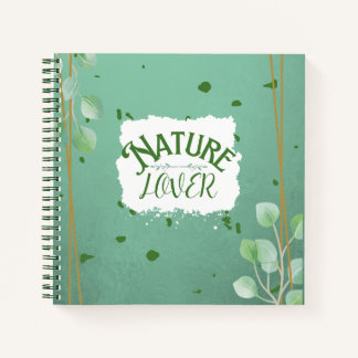 Nature Lover Spiral Notebook Blank Page Journal Notizblock
