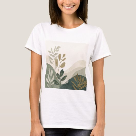 Nature Lover Women's T Shirt - Earthy Tee (Vorderseite)