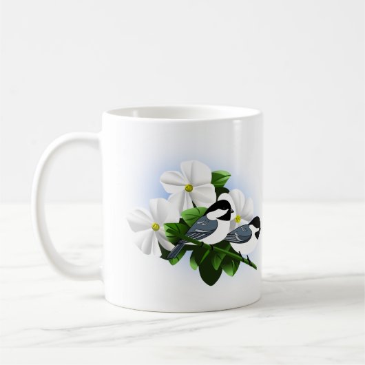 Nature LoverChickadee Tasse (Links)