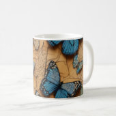 Nature Lover's Butterfly Coffee Cup: Sip in Transf Kaffeetasse (VorderseiteRechts)