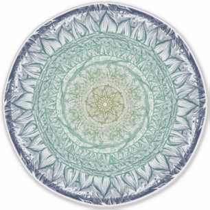 Nature Lovers Mandala Art Mandalase Design Aufkleber