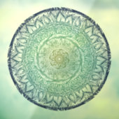 Nature Lovers Mandala Art Mandalase Design Fensteraufkleber (Blatt 3)