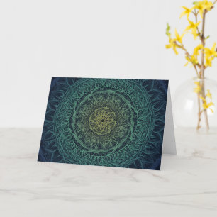 Nature Lovers Mandala Art Mandalase Design Karte