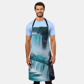 "Nature Meets Culinary - Niagara Falls Art Schürze (Getragen)