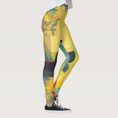 Nature Minimalist Black Labrador Canoe Leggings (Rechts)