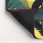 Nature Minimalist Black Labrador Canoe Mousepad (Ecke)