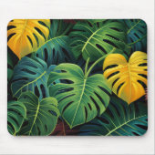 Nature Monstera Blätter Mousepad (Vorne)