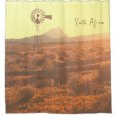 Nature Mountain South Africa ZA Wind Pump Duschvorhang (Vorderseite)