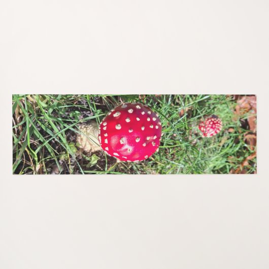 Nature mushroom  yogamatte (Rückseite (Horizontal))