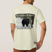 Nature Nerds regieren Bear Adult Shirt (Rückseite)