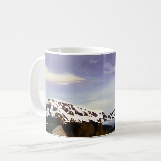 Nature Norwegen art Kaffeetasse (Vorderseite Links)
