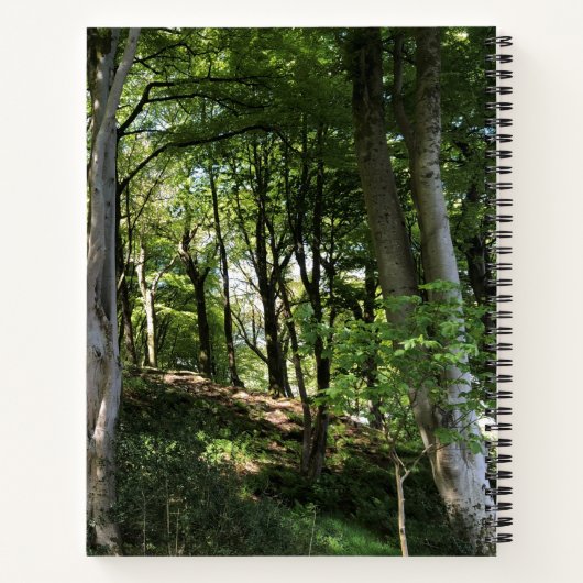 Nature-Notebook mit dem Namen des Eigentümers Notizblock (Rückseite)