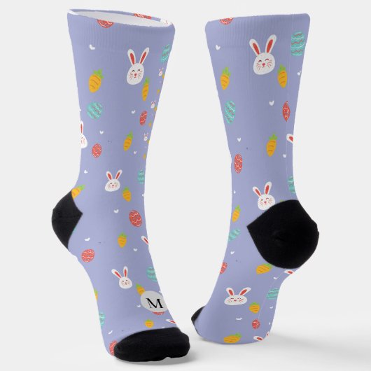 Nature Oaster Bunnies Blumenmuster Eierjagd Liebe Socken (Gewinkelt)