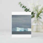Nature Ocean Glacier Twin Postkarte (Stehend Vorderseite)