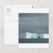 Nature Ocean Glacier Twin Postkarte (Vorne/Hinten)