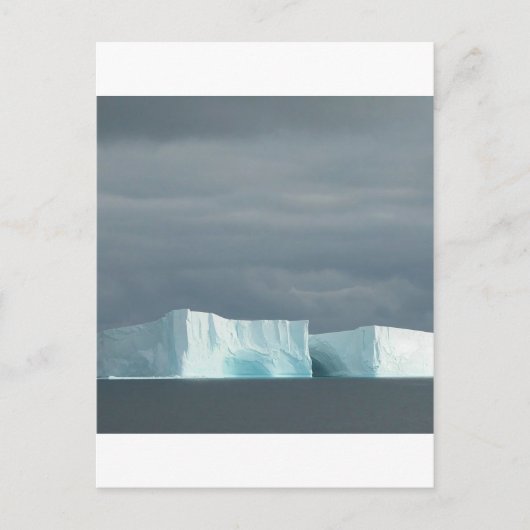 Nature Ocean Glacier Twin Postkarte (Vorderseite)