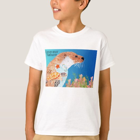 Nature Otter T-Shirt (Vorderseite)