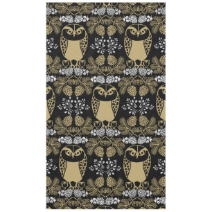 Nature Owl Folk Art Tischdecke