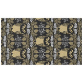 Nature Owl Folk Art Tischdecke (Vorderseite (Horizontal))