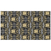 Nature Owl Folk Art Tischdecke (Vorderseite (Horizontal))