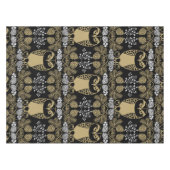 Nature Owl Folk Art Tischdecke (Vorderseite (Horizontal))