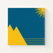 Nature Pattern Spiral Notebook Notizblock (Rückseite)