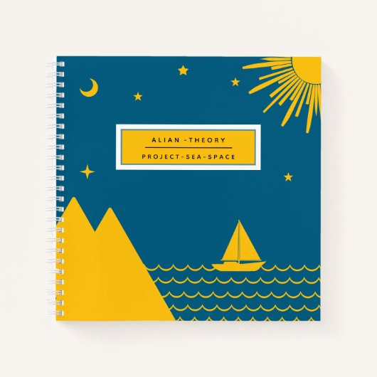 Nature Pattern Spiral Notebook Notizblock (Vorderseite)