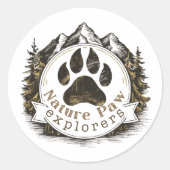Nature Paw Explorers Sticker (Vorderseite)
