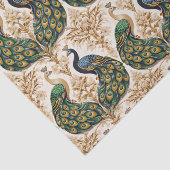 Nature Peacock Gold Elegance Seidenpapier (Ausschnitt)