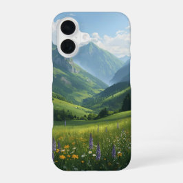 Nature Phone Cover - Wildblume Valley Art iPhone 16 Hülle