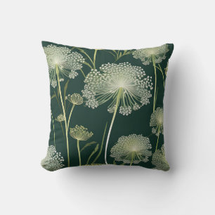 Nature Queen Anne's Lace Pattern Kissen