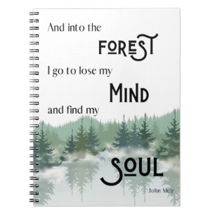 Nature Quote Journal Notizblock