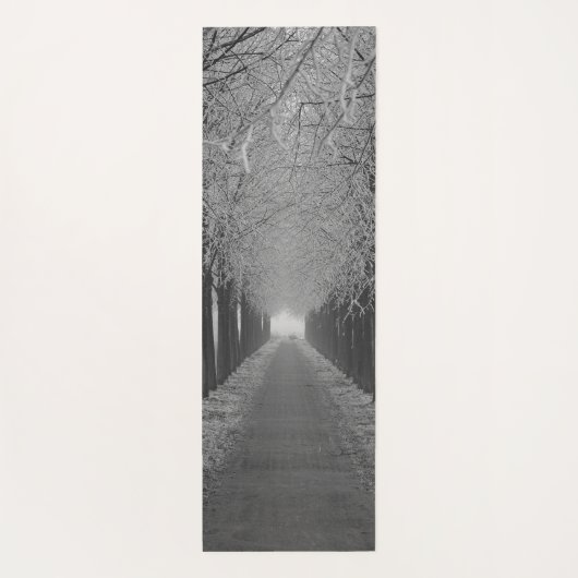 Nature, road  yogamatte (Rückseite)