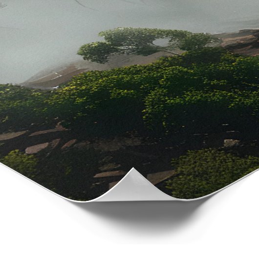 Nature Robot Titan Warrior Poster (Ecke)