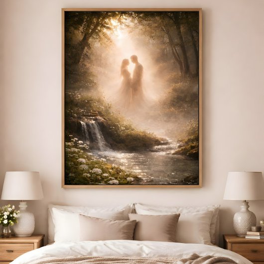 Nature’s Embrace – Where Love Rests Poster